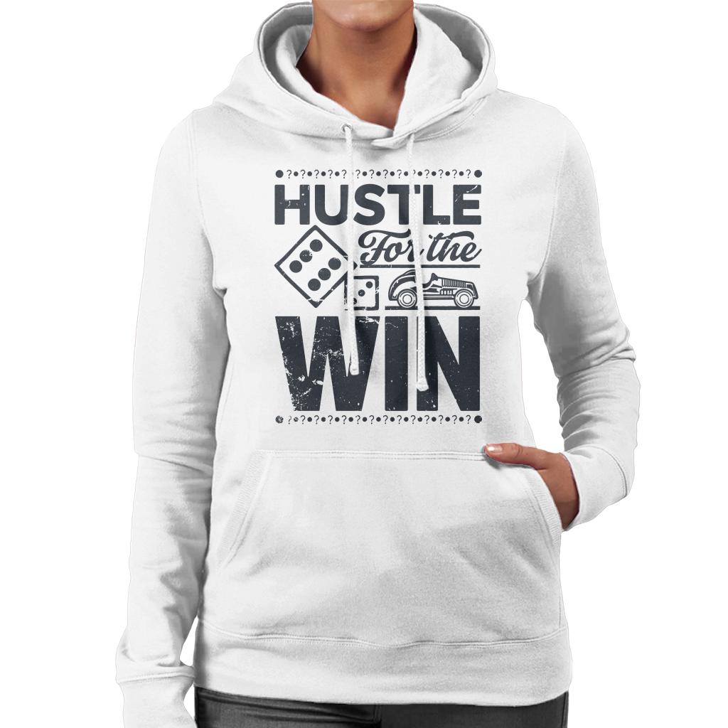 Monopoly Hustle For The Win Women's Hooded Sweatshirt-ALL + EVERY