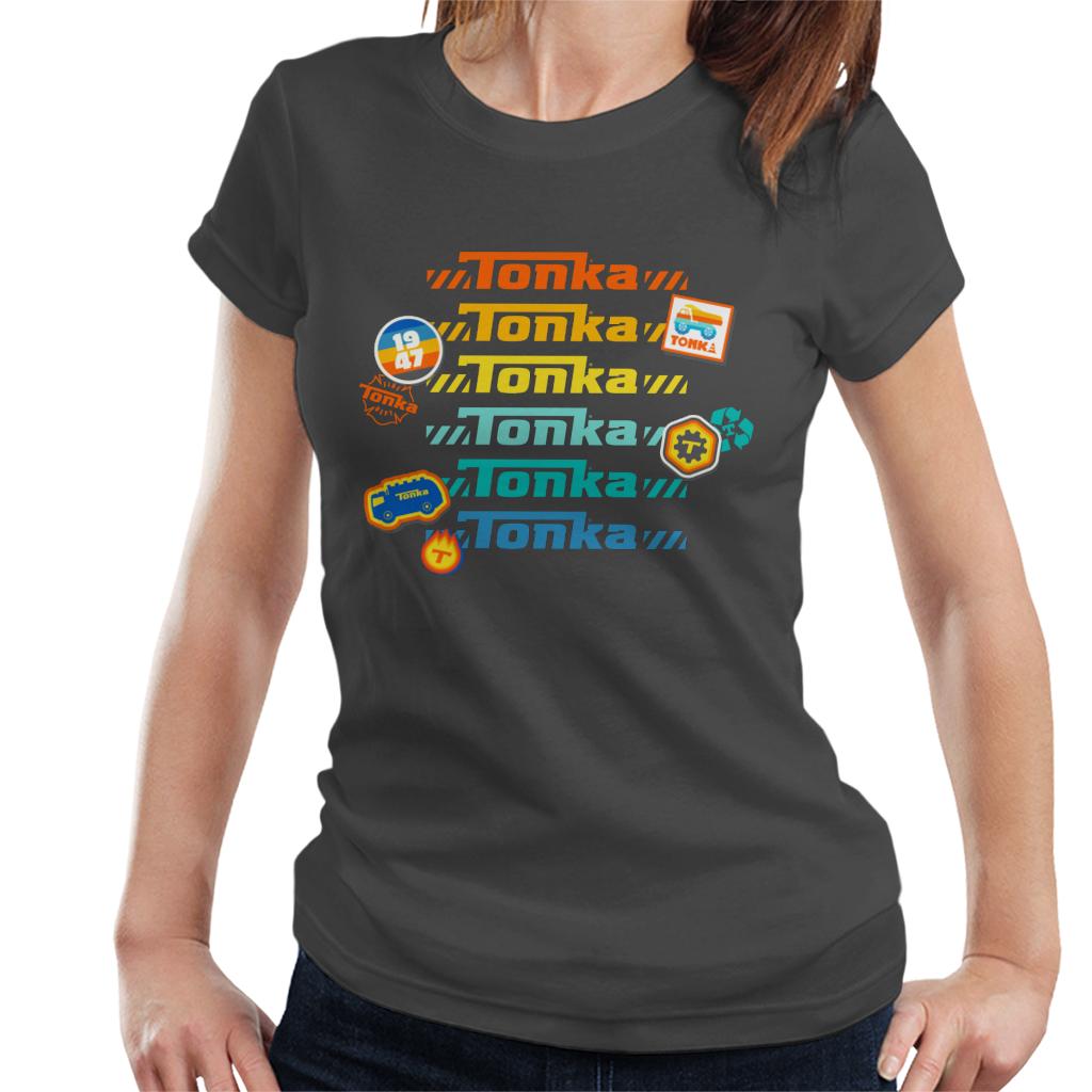 Tonka Rainbow Print Women's T-Shirt-ALL + EVERY