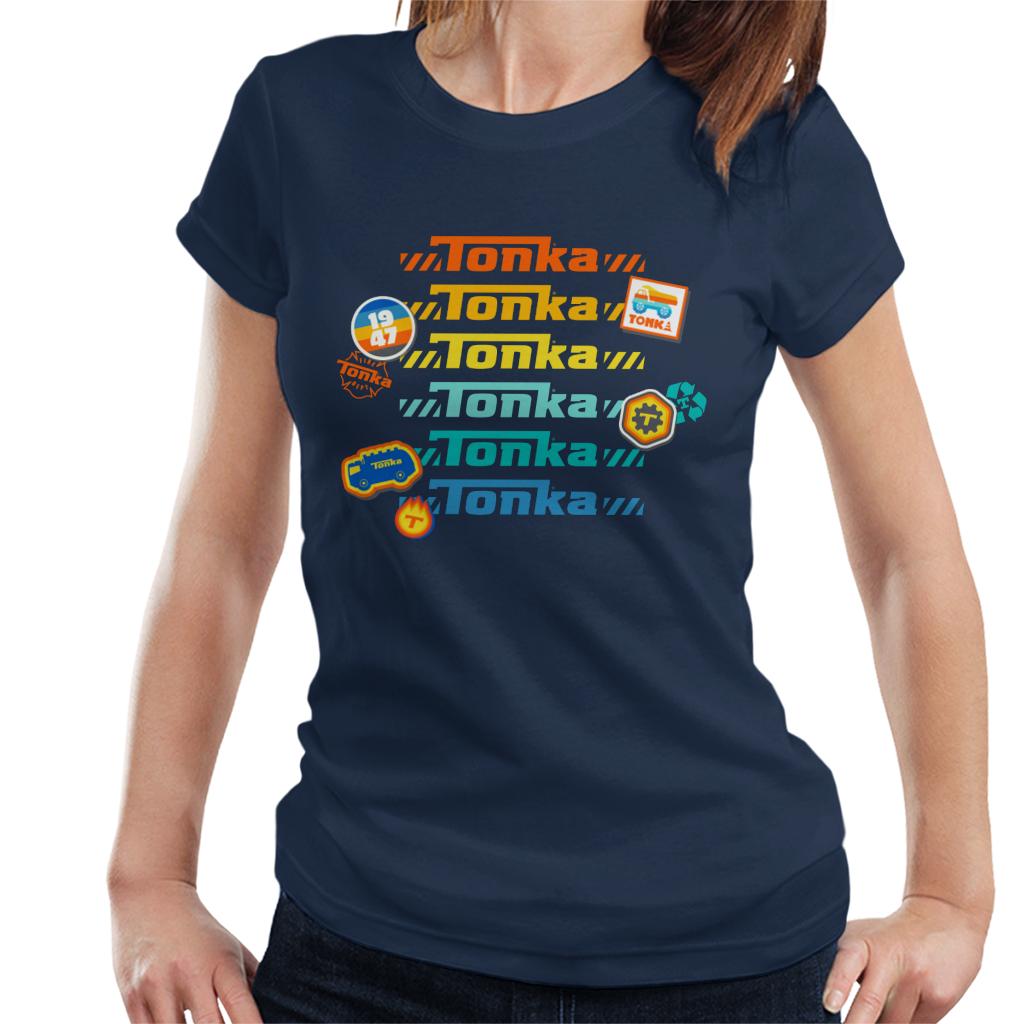 Tonka Rainbow Print Women's T-Shirt-ALL + EVERY