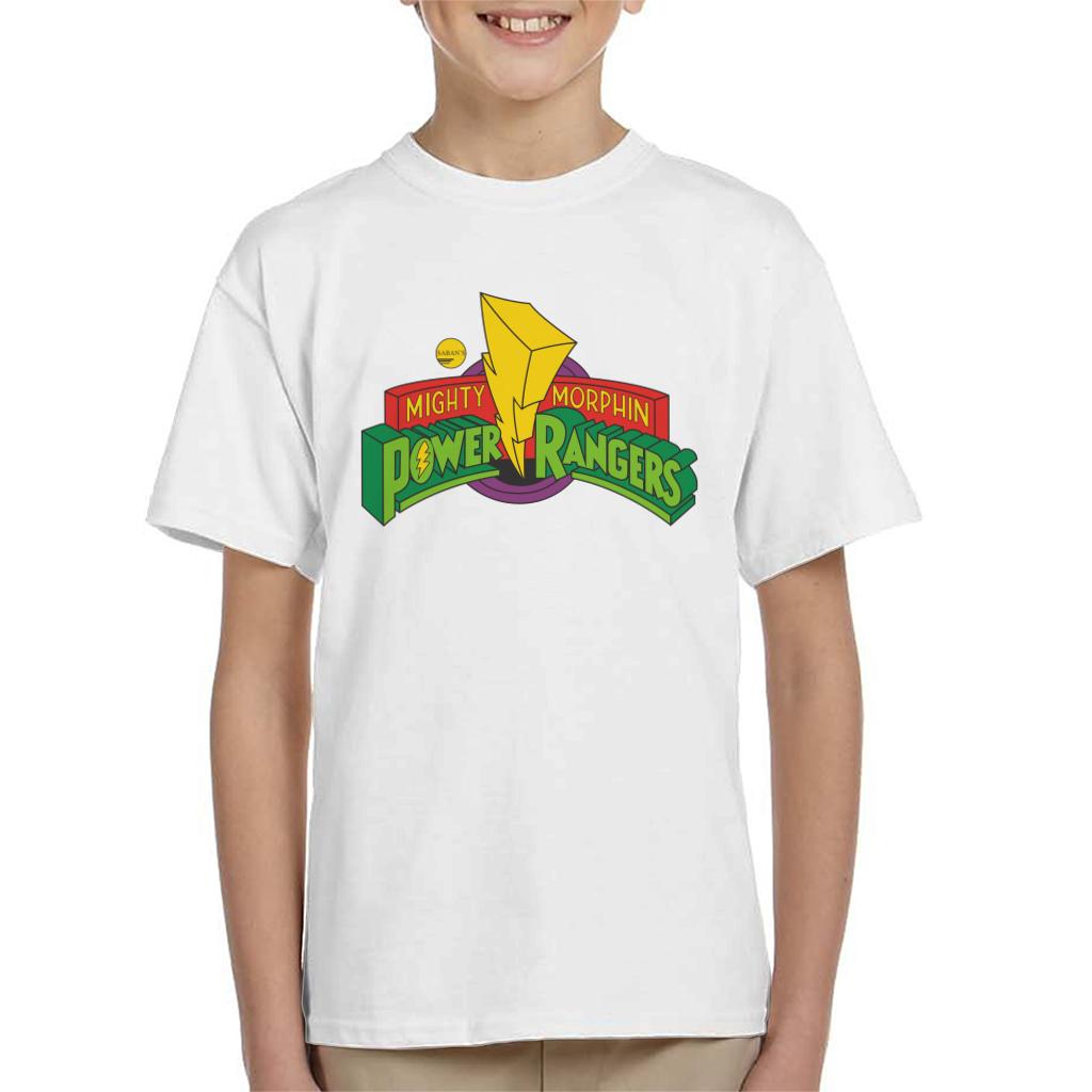 Power Rangers Classic Mighty Morphin Logo Kid's T-Shirt-ALL + EVERY