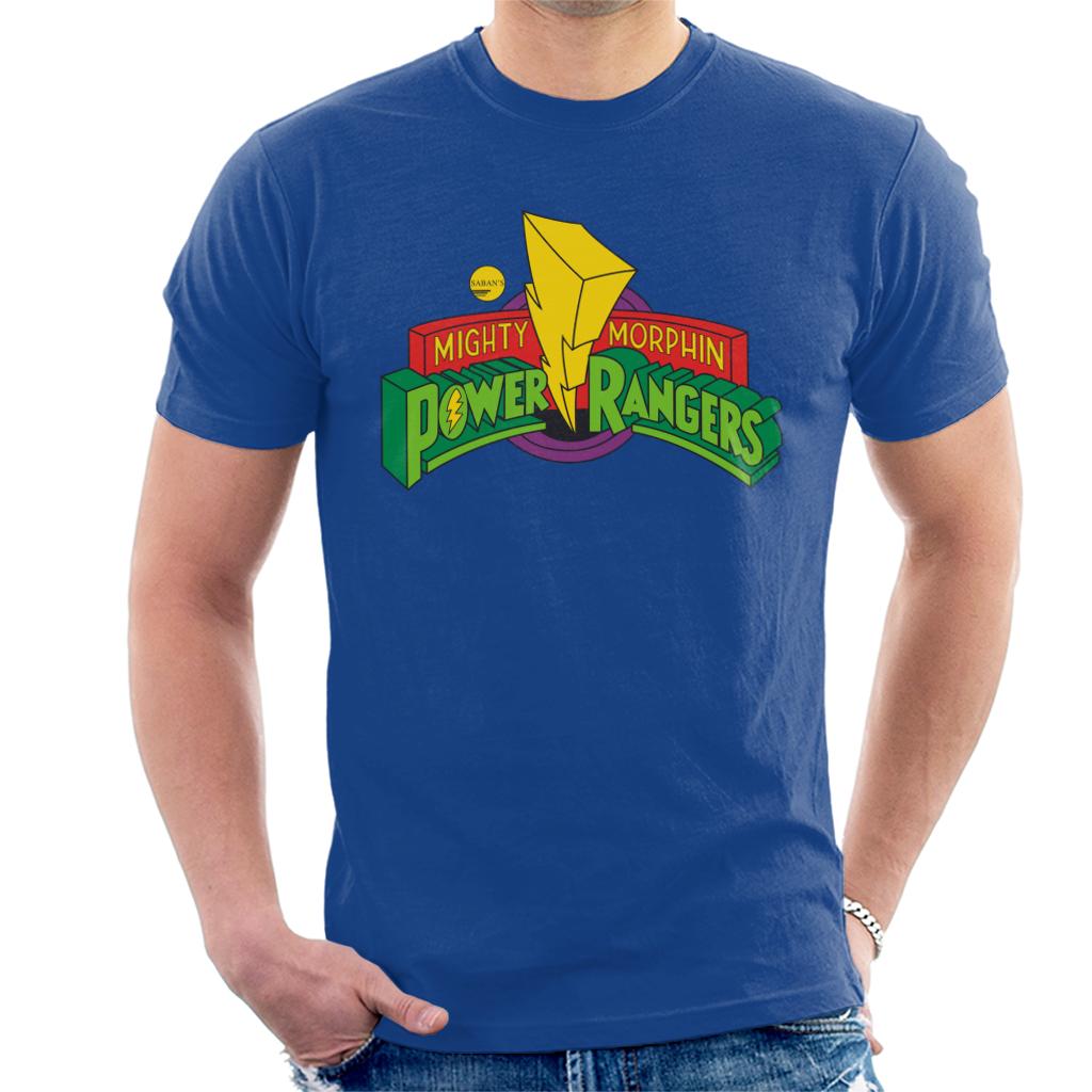 Power Rangers Classic Mighty Morphin Logo Men's T-Shirt-ALL + EVERY