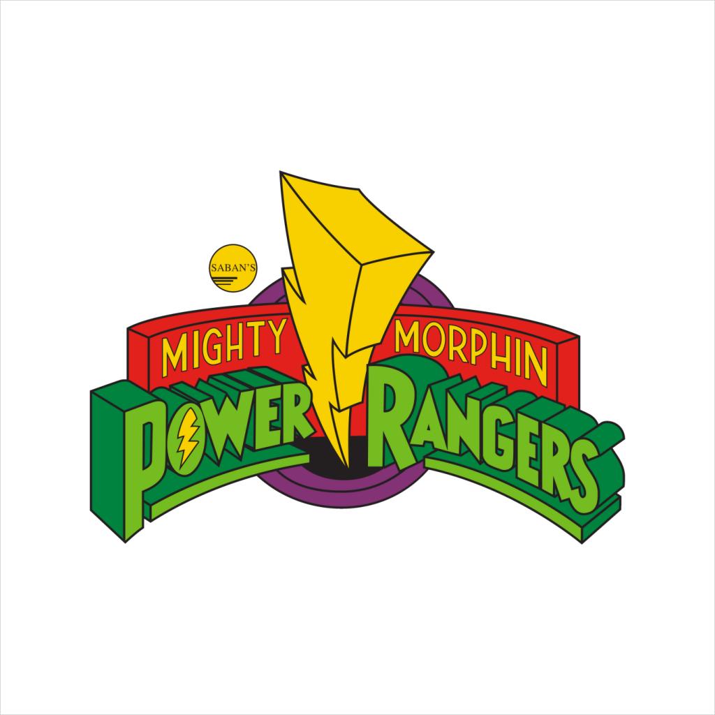 Power Rangers Classic Mighty Morphin Logo Men's T-Shirt-ALL + EVERY