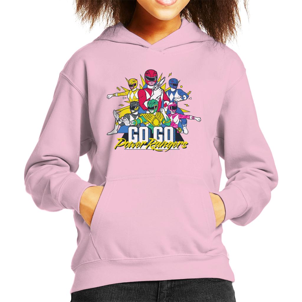 Power Rangers Go Go Retro 90s Kid's Hooded Sweatshirt-ALL + EVERY