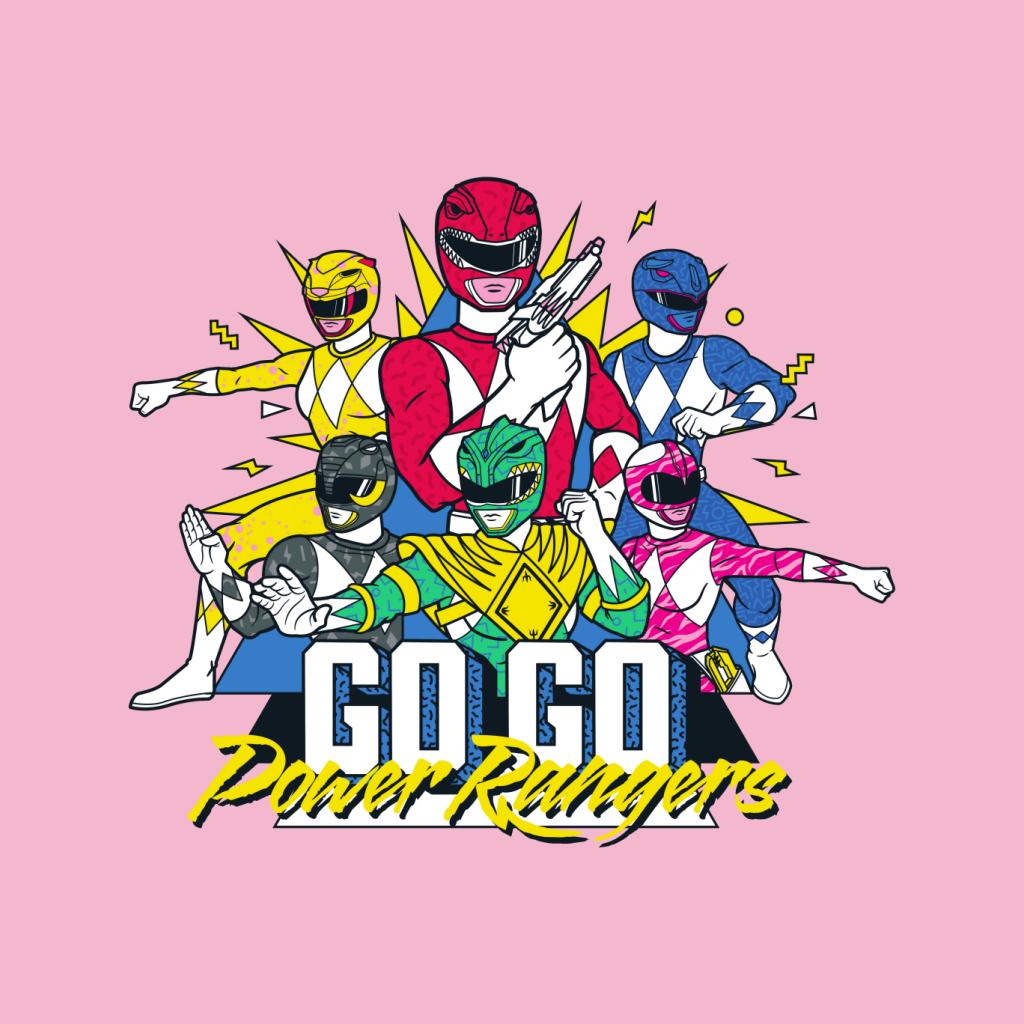 Power Rangers Go Go Retro 90s Women's T-Shirt-ALL + EVERY