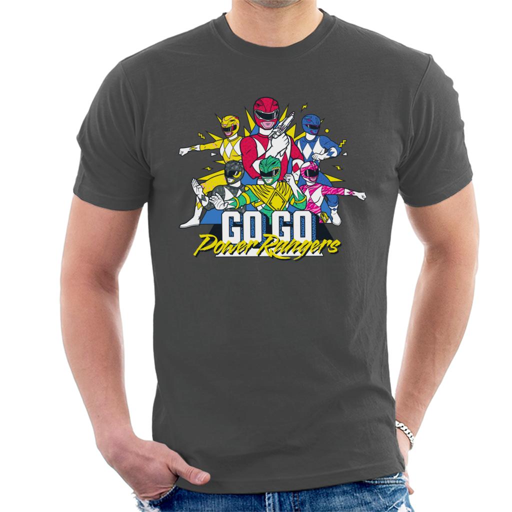 Power Rangers Go Go Retro 90s Men's T-Shirt-ALL + EVERY