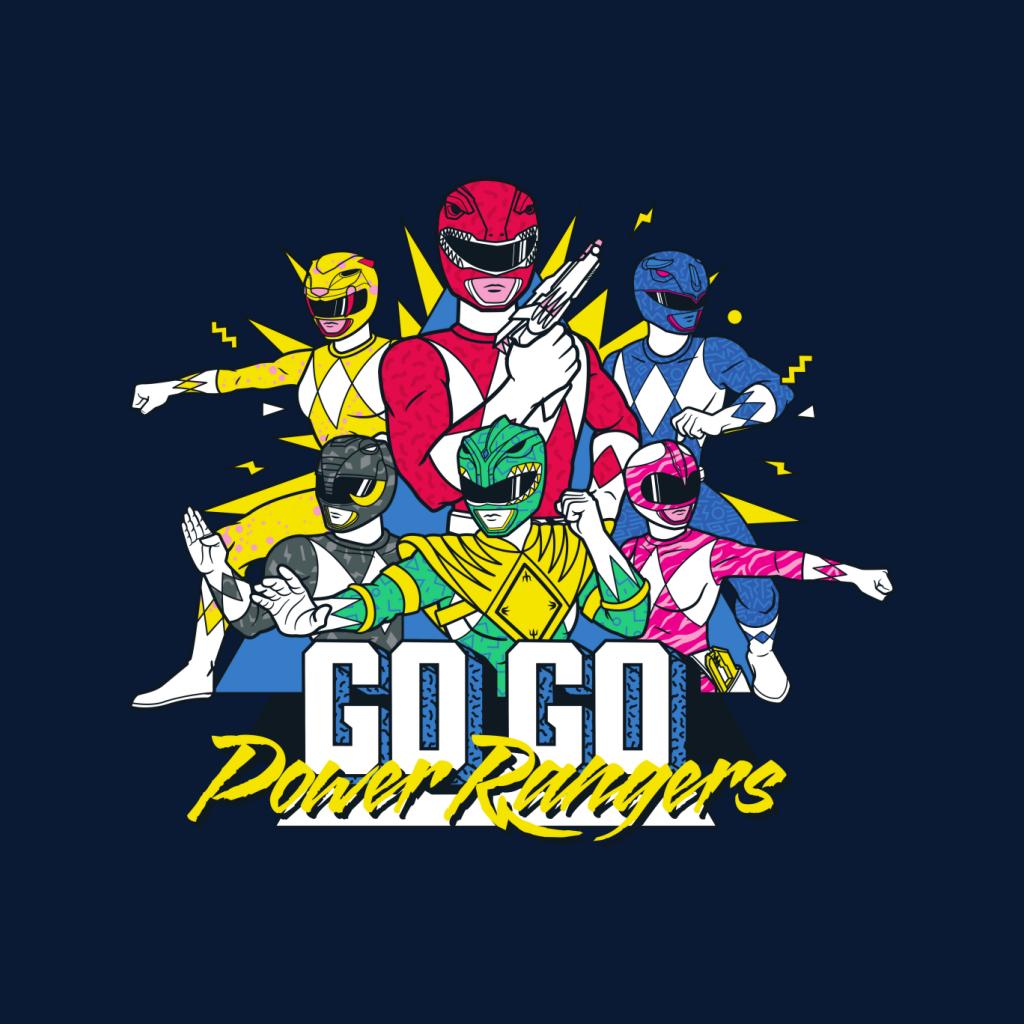 Power Rangers Go Go Retro 90s Kid's Sweatshirt-ALL + EVERY