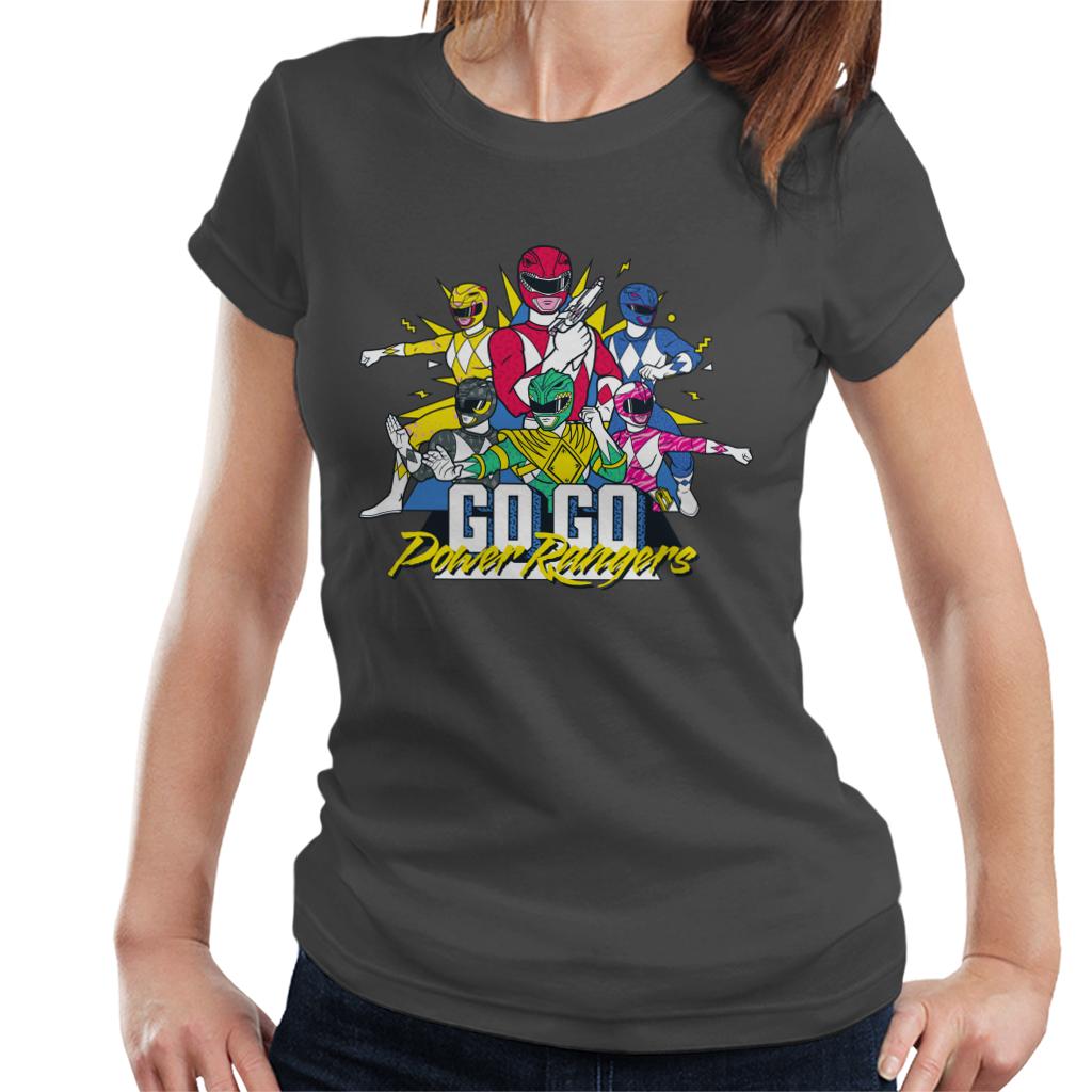 Power Rangers Go Go Retro 90s Women's T-Shirt-ALL + EVERY