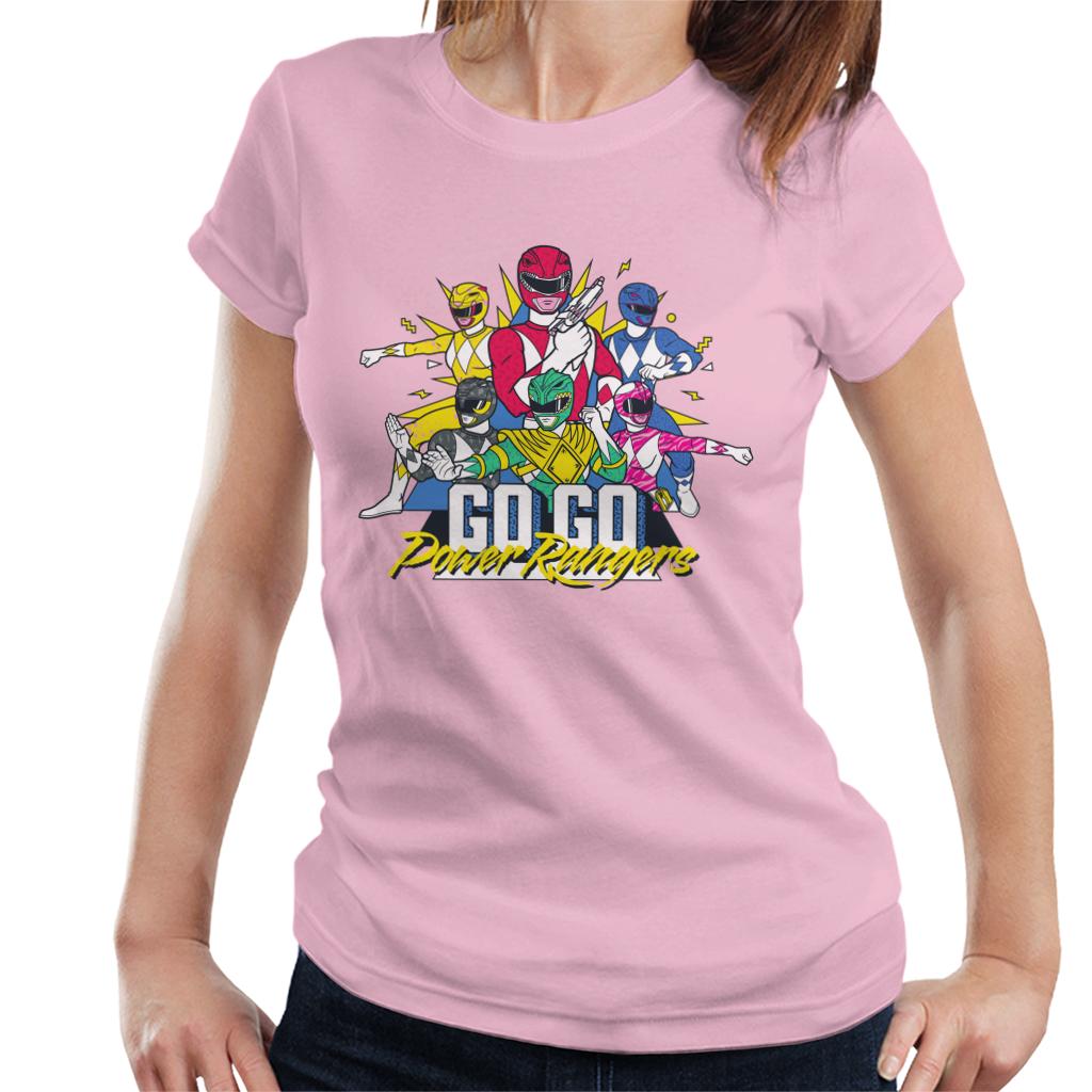 Power Rangers Go Go Retro 90s Women's T-Shirt-ALL + EVERY