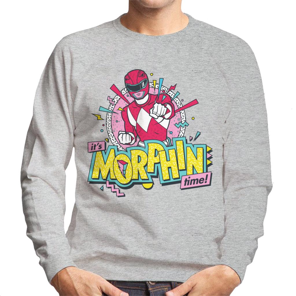 Power Rangers Its Morphin Time Retro Men's Sweatshirt-ALL + EVERY