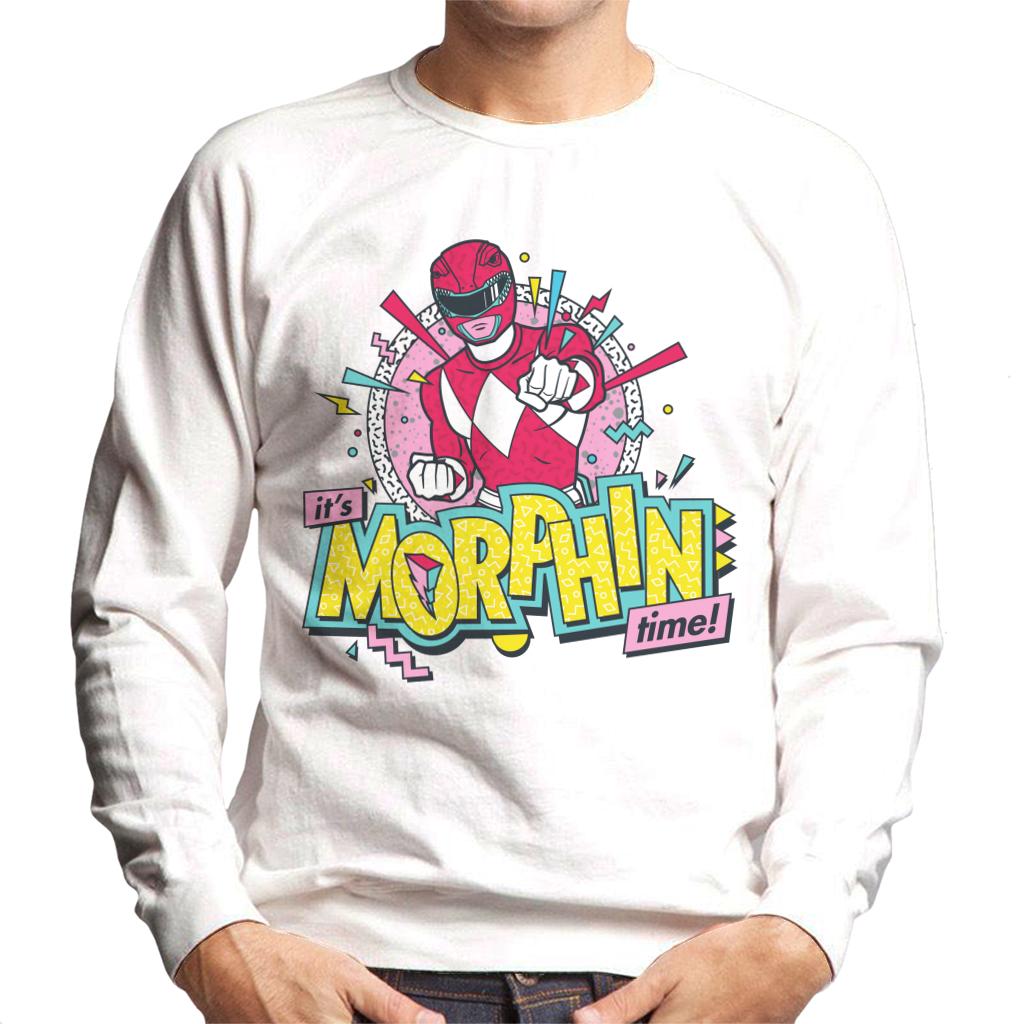 Power Rangers Its Morphin Time Retro Men's Sweatshirt-ALL + EVERY