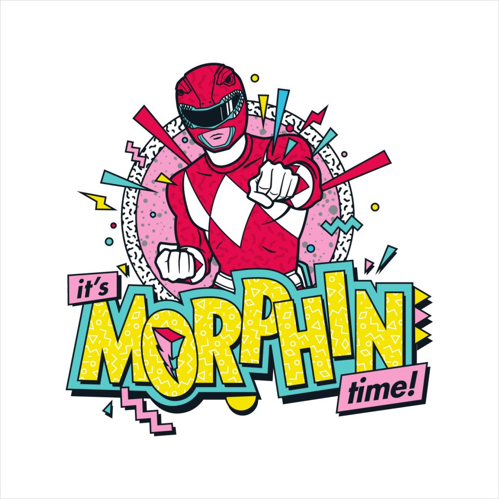 Power Rangers Its Morphin Time Retro Men's T-Shirt-ALL + EVERY