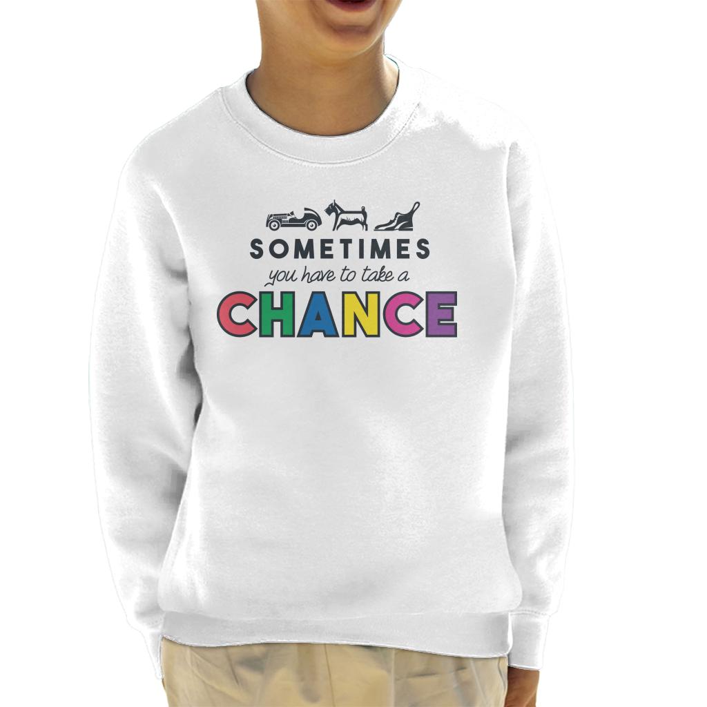 Monopoly Take A Chance Kid's Sweatshirt-ALL + EVERY