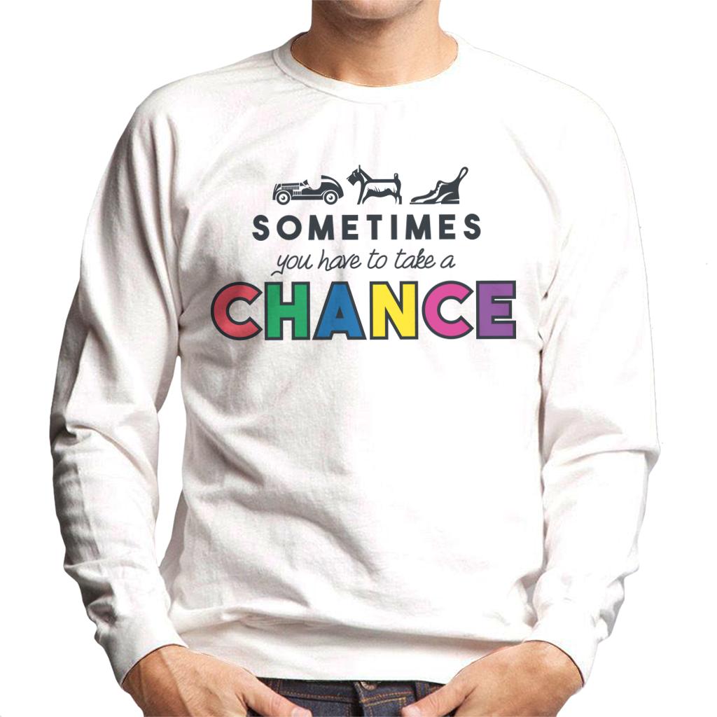 Monopoly Take A Chance Men's Sweatshirt-ALL + EVERY