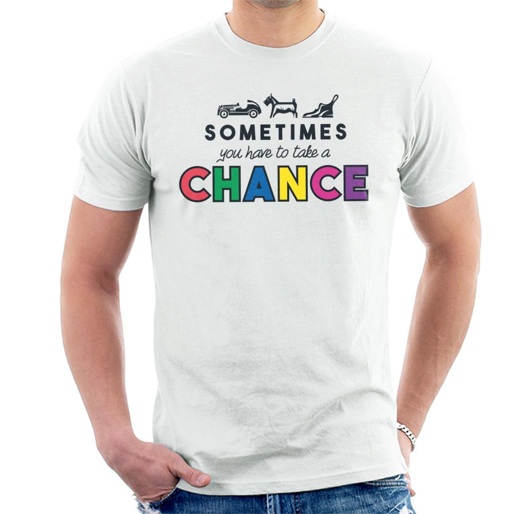 Monopoly Take A Chance Men's T-Shirt-ALL + EVERY