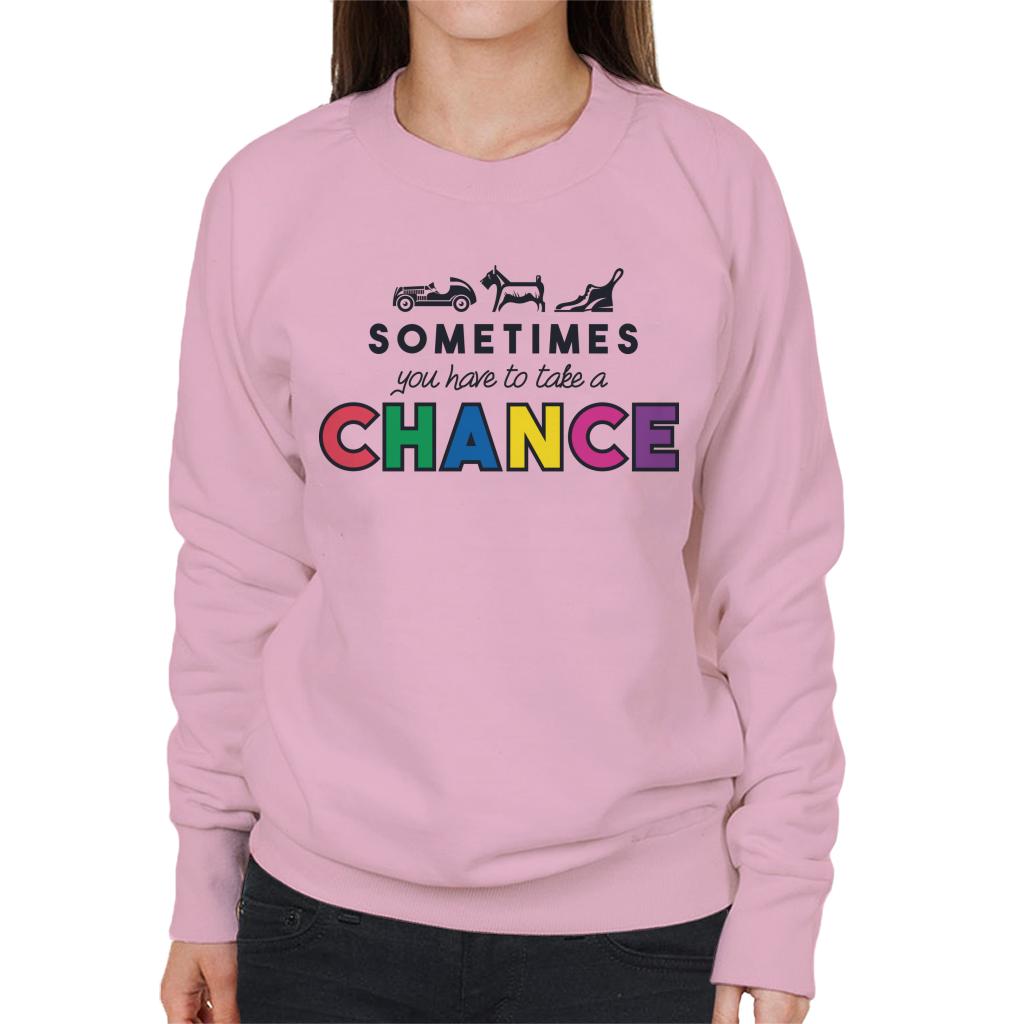 Monopoly Take A Chance Women's Sweatshirt-ALL + EVERY