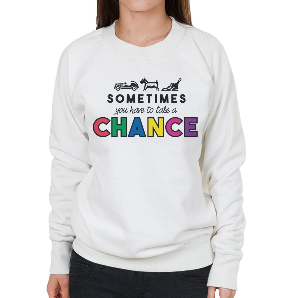 Monopoly Take A Chance Women's Sweatshirt-ALL + EVERY