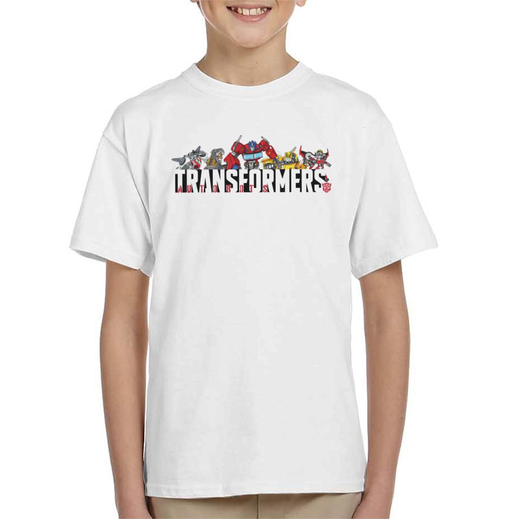 Transformers Autobots Line Up Kid's T-Shirt-ALL + EVERY