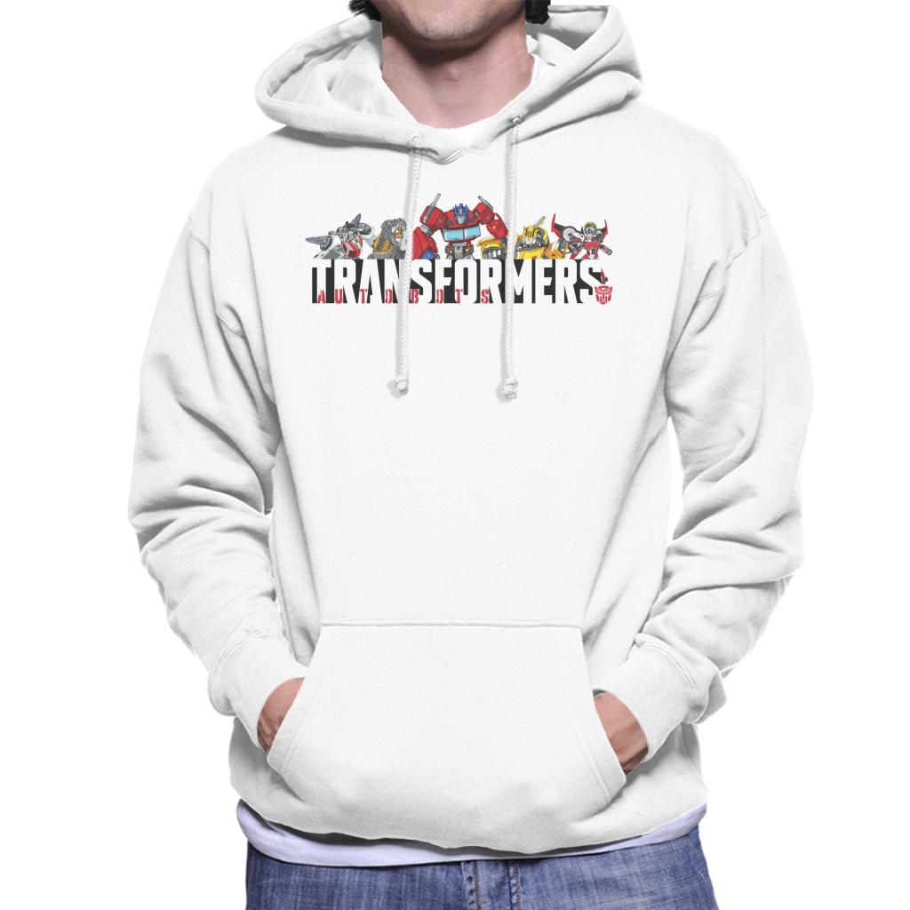 Transformers Autobots Line Up Men's Hooded Sweatshirt-ALL + EVERY