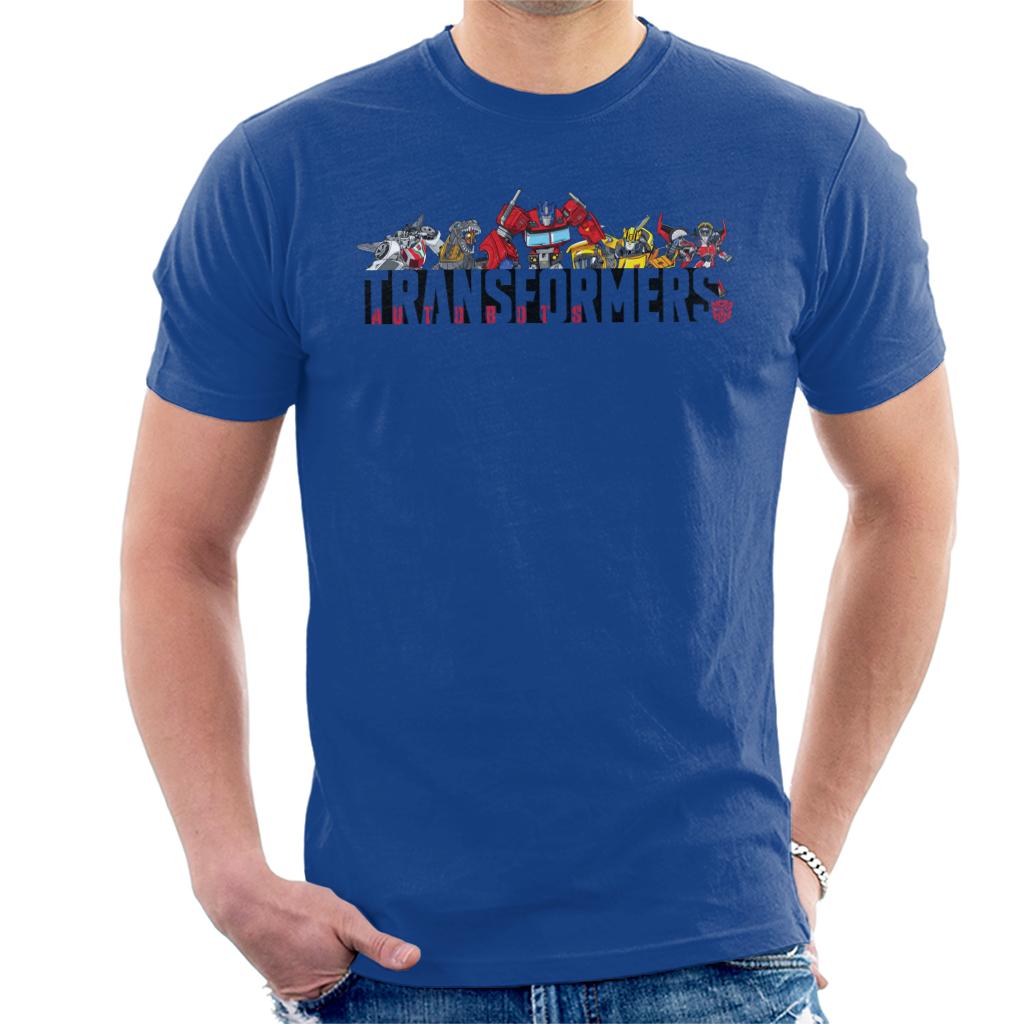 Transformers Autobots Line Up Men's T-Shirt-ALL + EVERY