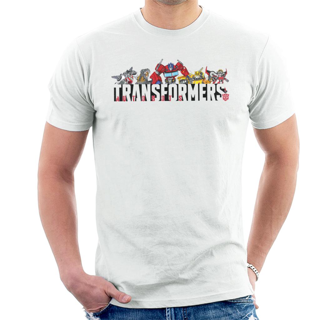 Transformers Autobots Line Up Men's T-Shirt-ALL + EVERY