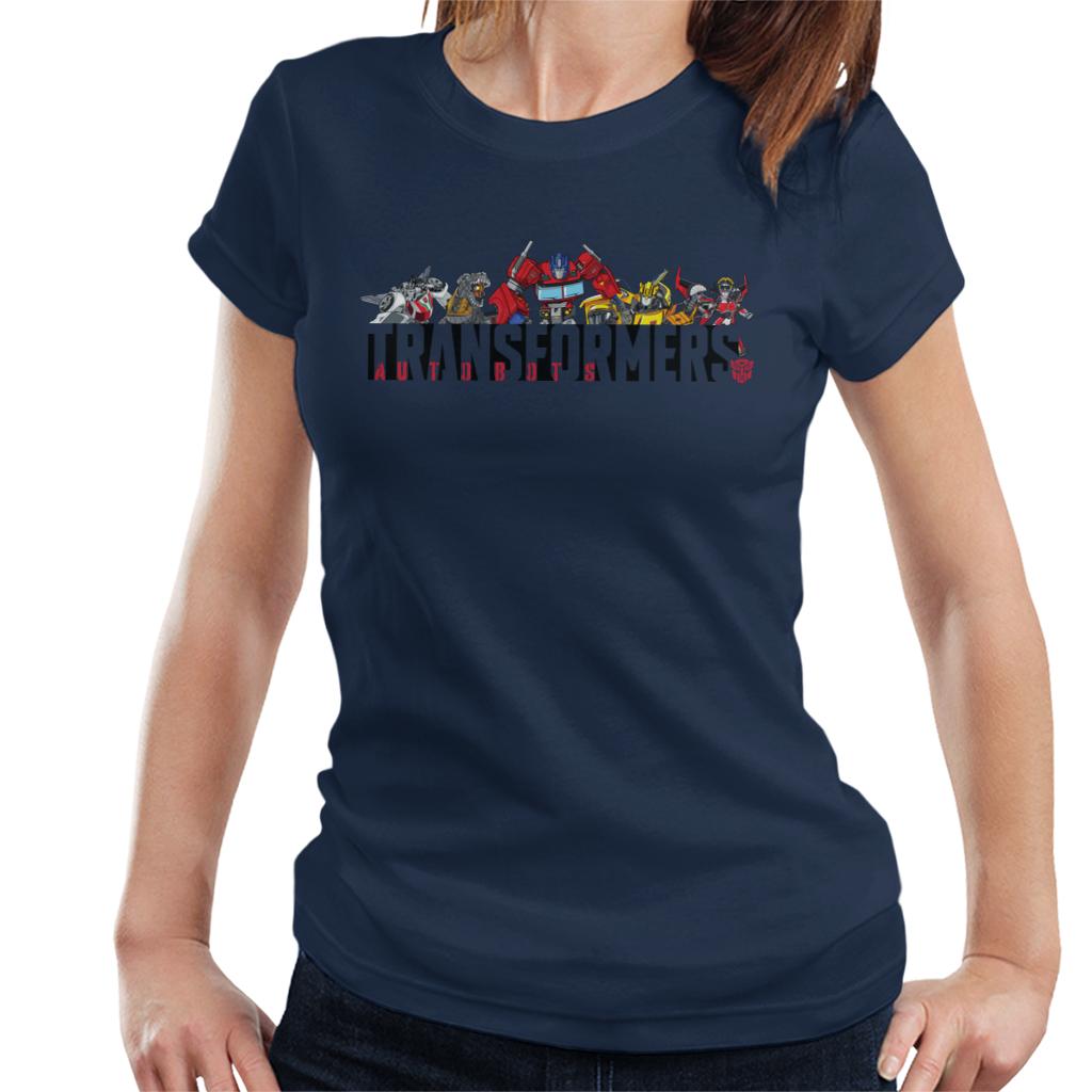 Transformers Autobots Line Up Women's T-Shirt-ALL + EVERY