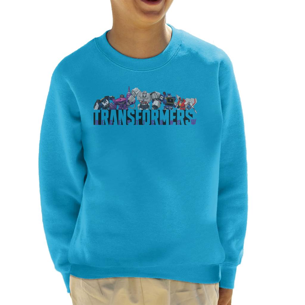 Transformers Decepticons Line Up Kid's Sweatshirt-ALL + EVERY