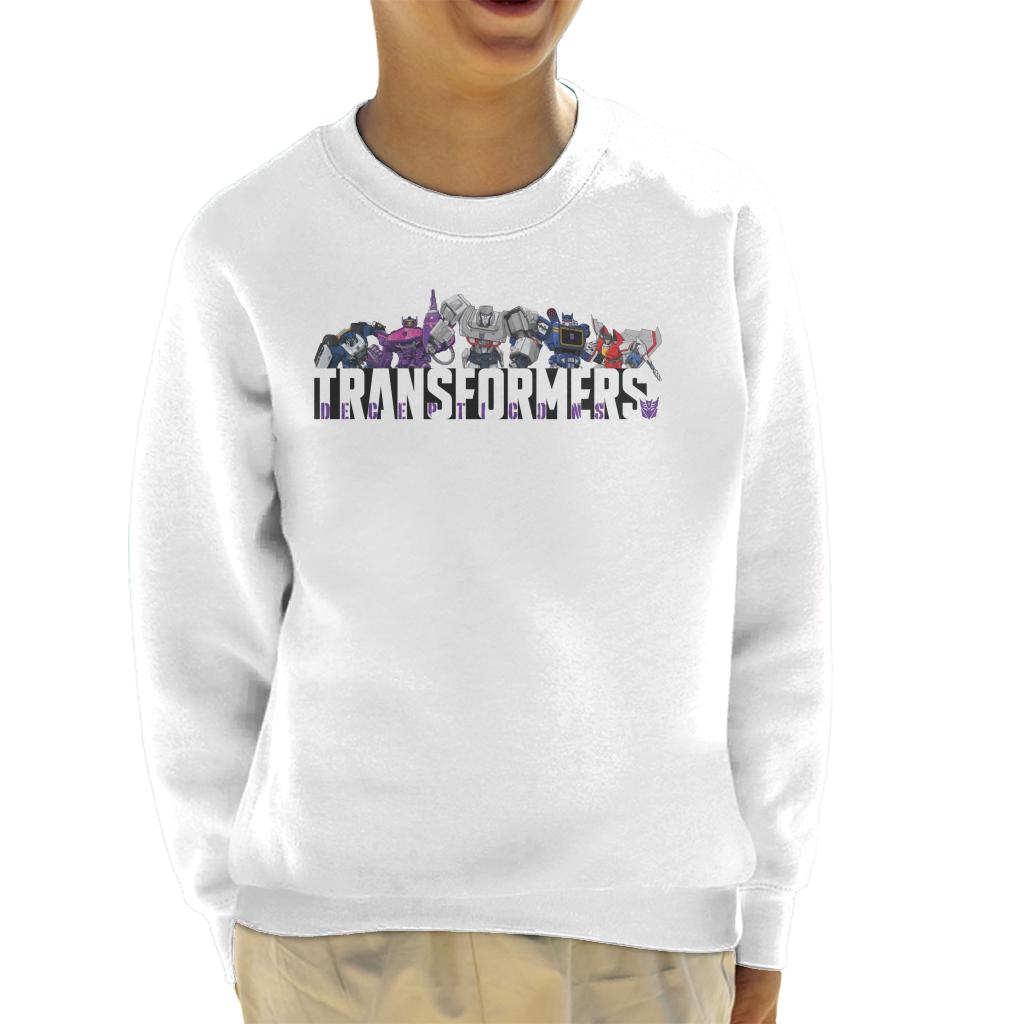 Transformers Decepticons Line Up Kid's Sweatshirt-ALL + EVERY