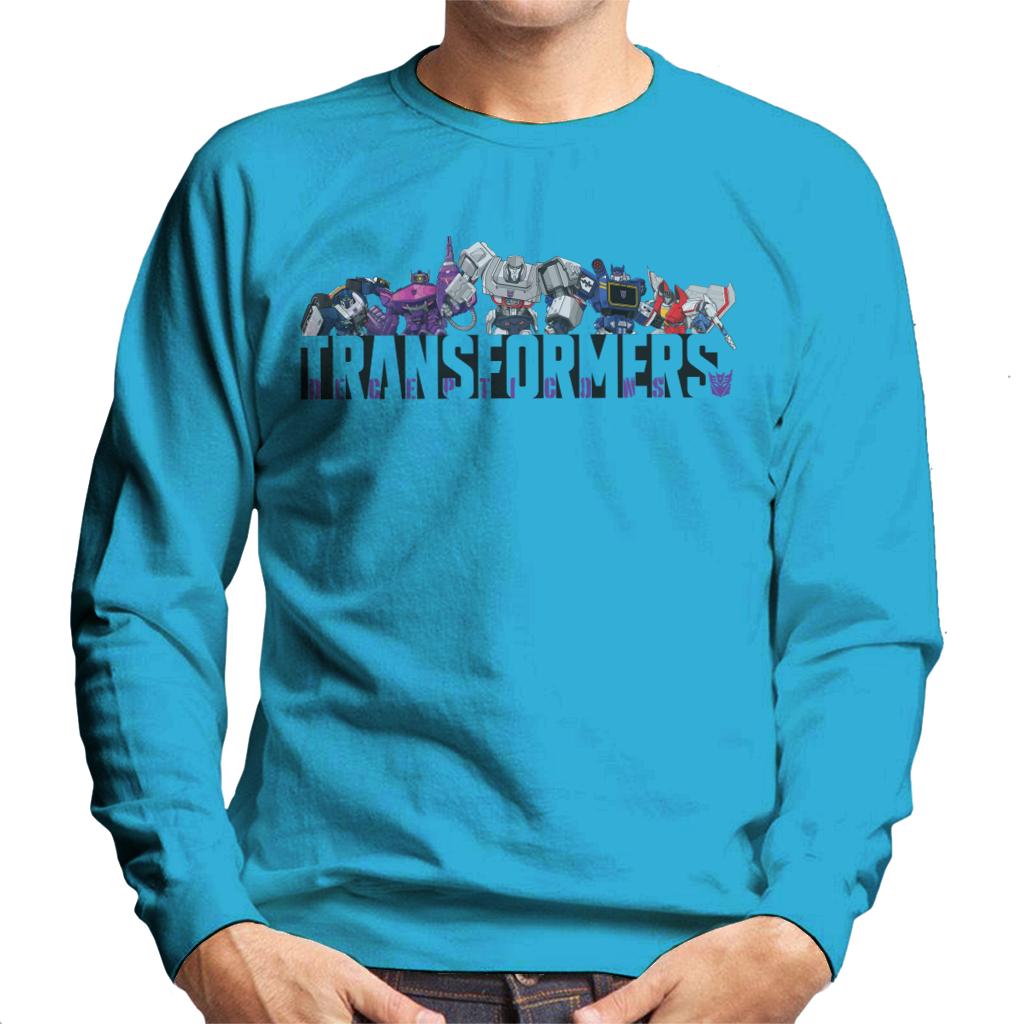 Transformers Decepticons Line Up Men's Sweatshirt-ALL + EVERY