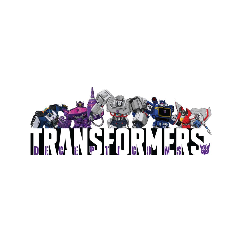 Transformers Decepticons Line Up Men's Hooded Sweatshirt-ALL + EVERY