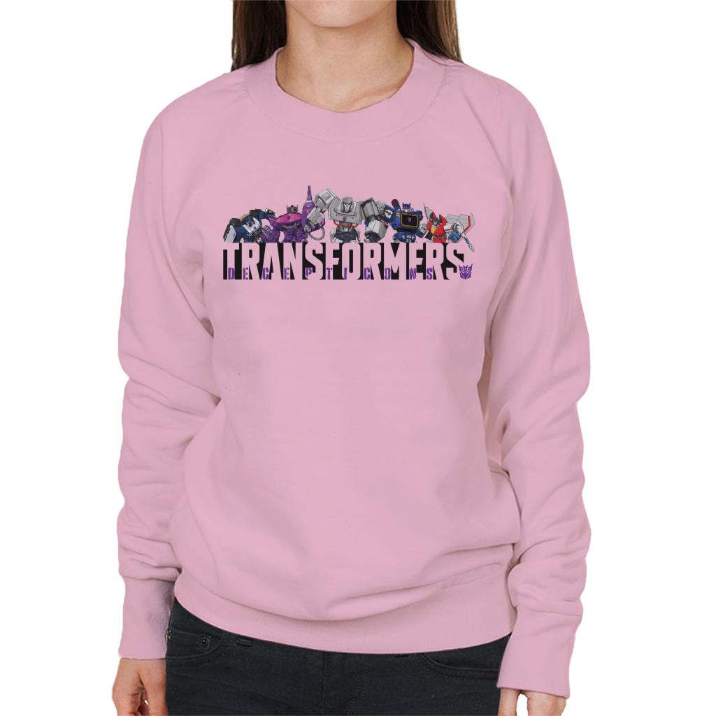 Transformers Decepticons Line Up Women's Sweatshirt-ALL + EVERY