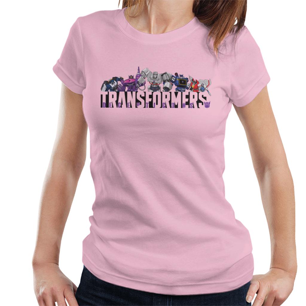 Transformers Decepticons Line Up Women's T-Shirt-ALL + EVERY