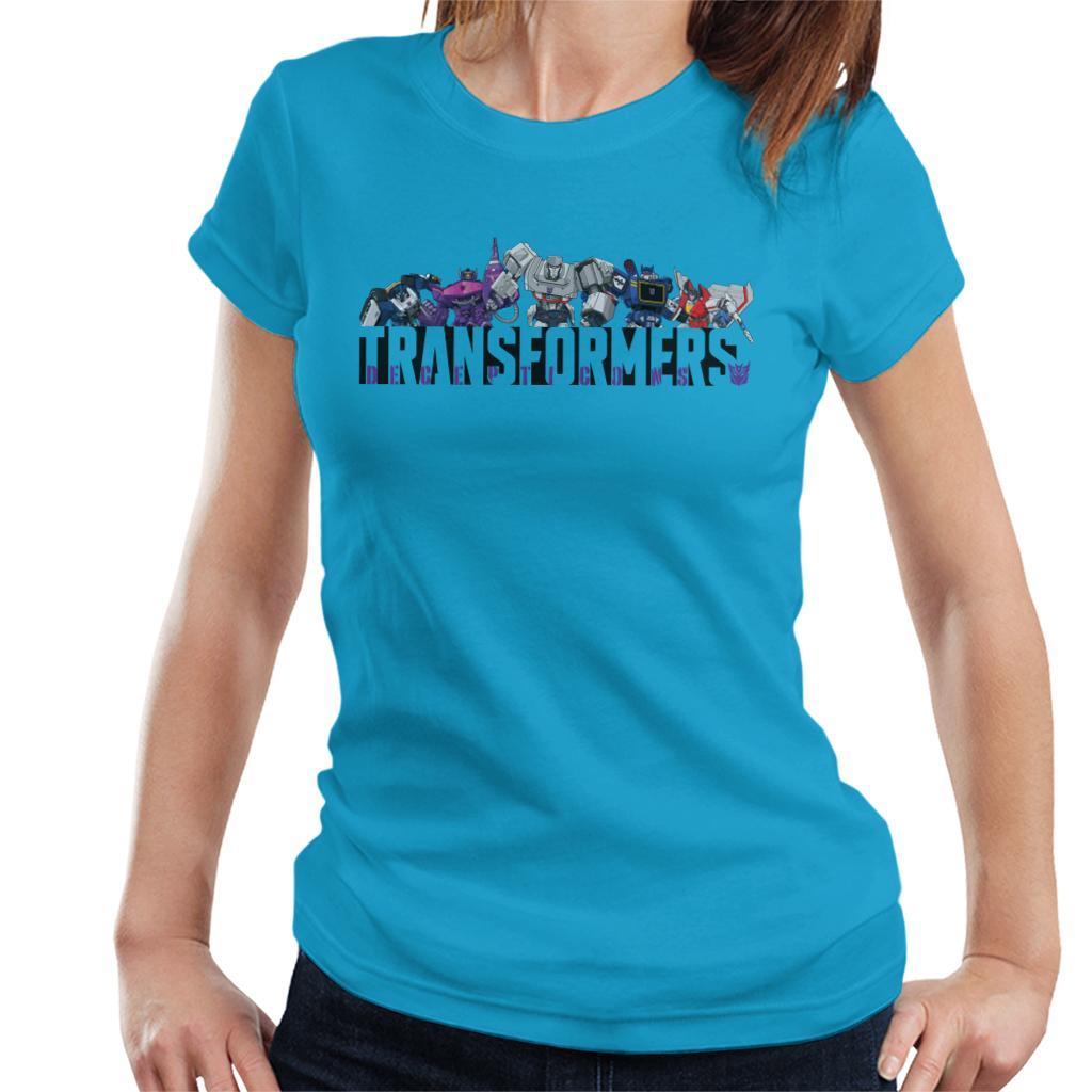 Transformers Decepticons Line Up Women's T-Shirt-ALL + EVERY