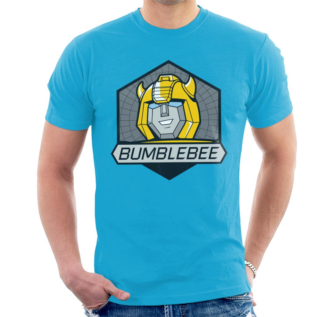 Transformers Bumblebee Retro Face Badge Men's T-Shirt-ALL + EVERY