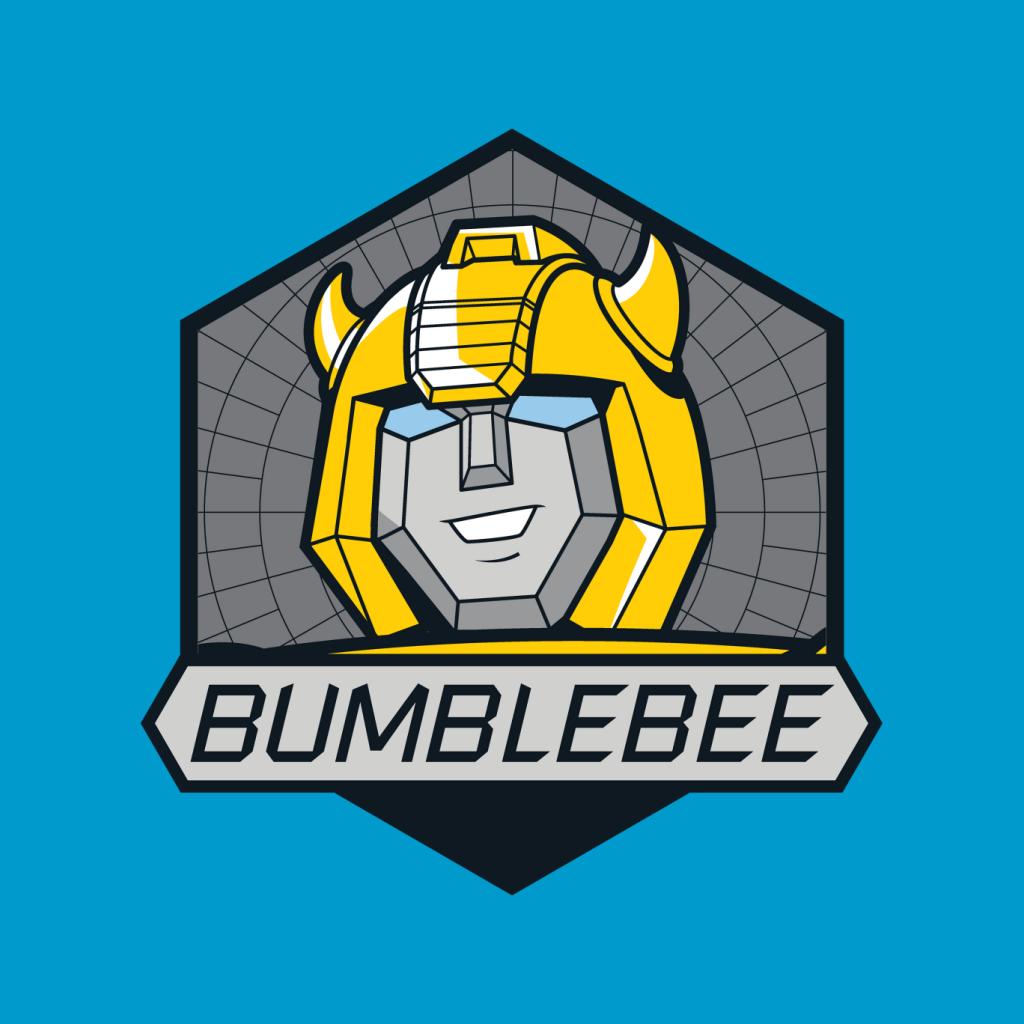 Transformers Bumblebee Retro Face Badge Kid's T-Shirt-ALL + EVERY