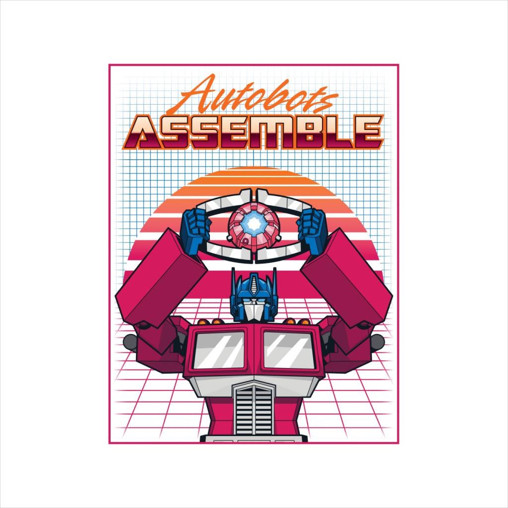 Transformers Autobots Assemble Retrowave Kid's T-Shirt-ALL + EVERY