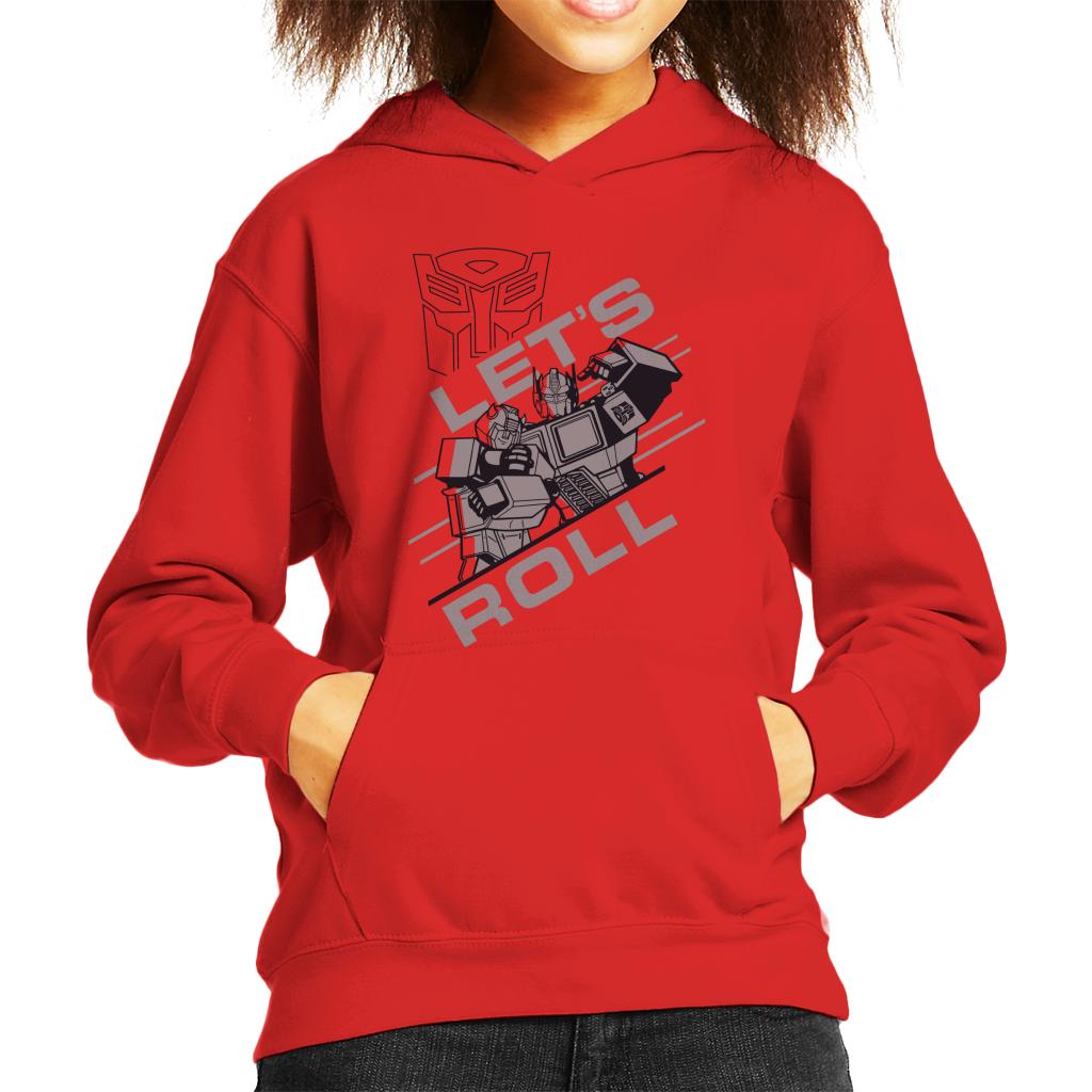 Transformers Lets Roll Kid's Hooded Sweatshirt-ALL + EVERY