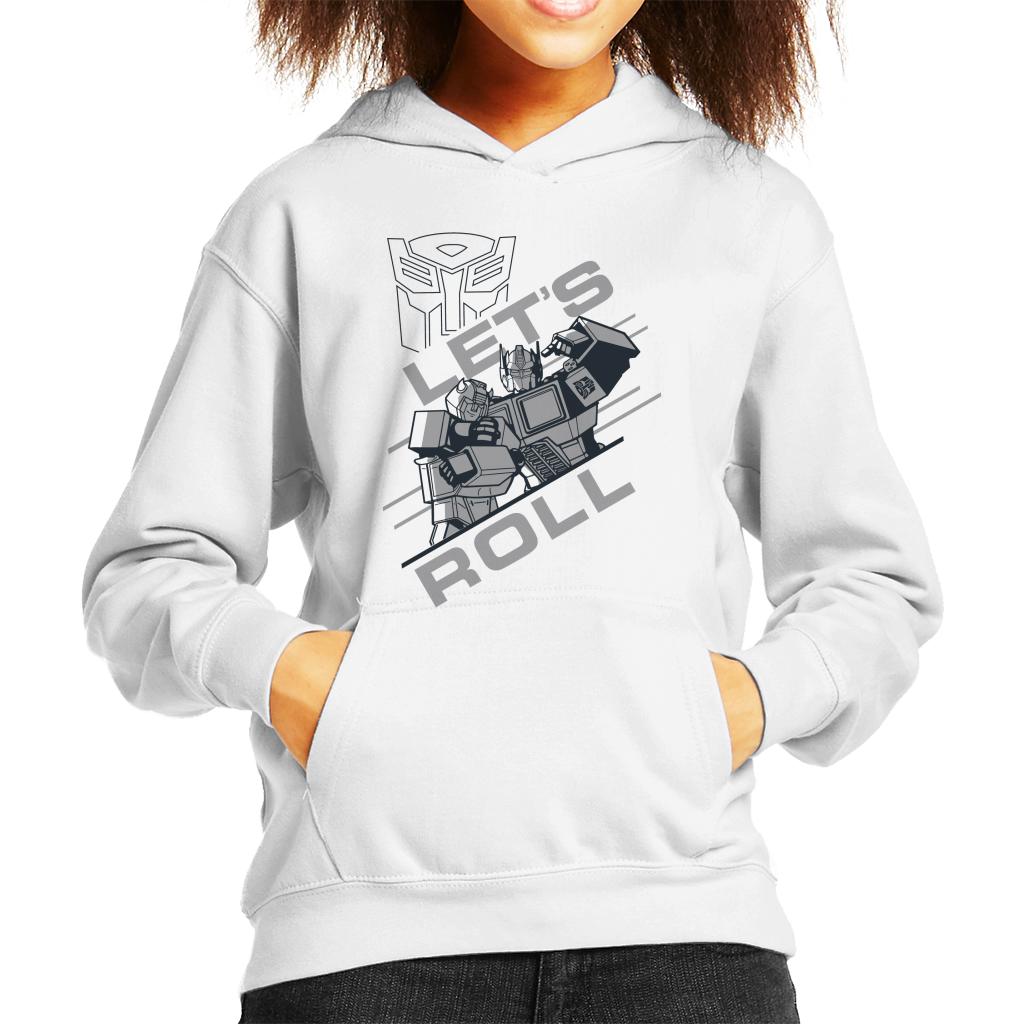 Transformers Lets Roll Kid's Hooded Sweatshirt-ALL + EVERY