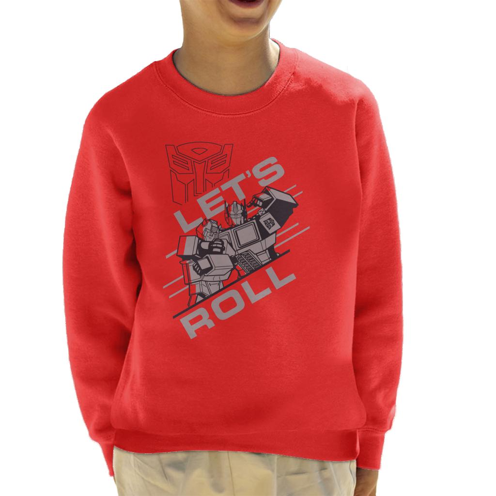 Transformers Lets Roll Kid's Sweatshirt-ALL + EVERY