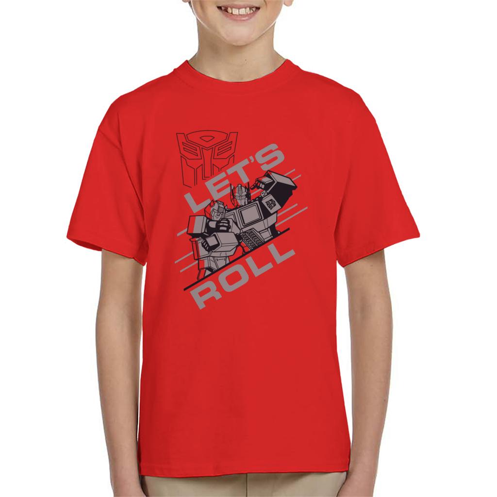 Transformers Lets Roll Kid's T-Shirt-ALL + EVERY