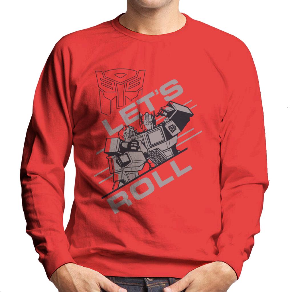 Transformers Lets Roll Men's Sweatshirt-ALL + EVERY