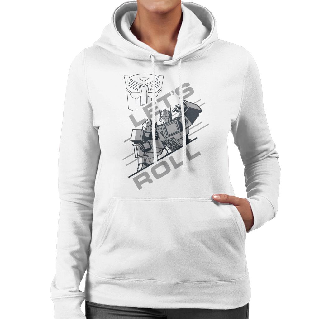 Transformers Lets Roll Women's Hooded Sweatshirt-ALL + EVERY