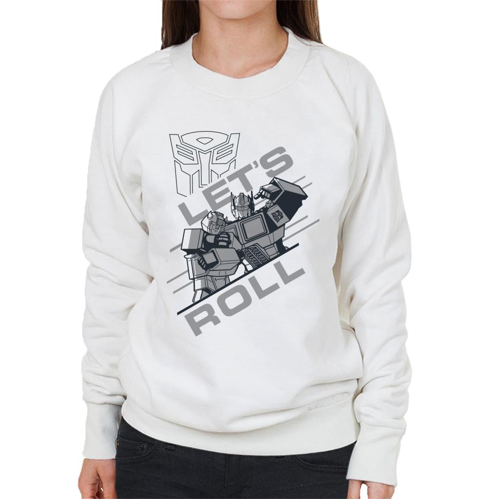 Transformers Lets Roll Women's Sweatshirt-ALL + EVERY