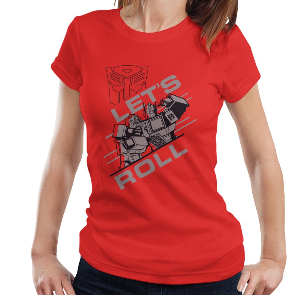 Transformers Lets Roll Women's T-Shirt-ALL + EVERY