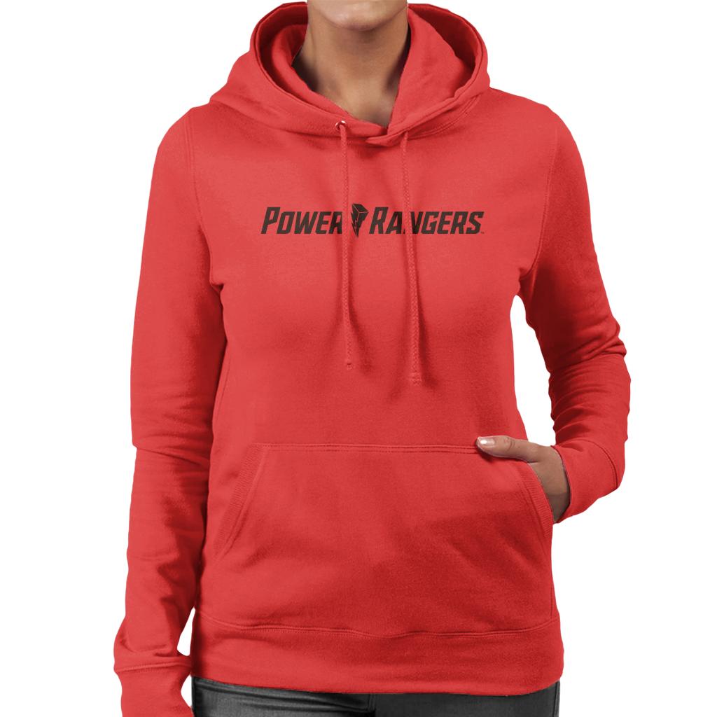 Power Rangers Modern Logo Women's Hooded Sweatshirt-ALL + EVERY