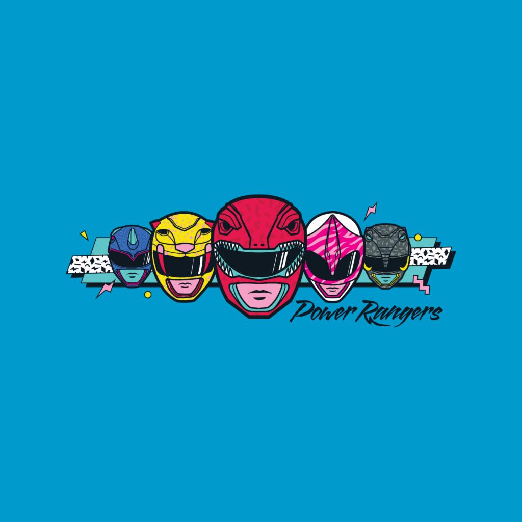 Power Rangers Retro 90s Heads Men's T-Shirt-ALL + EVERY