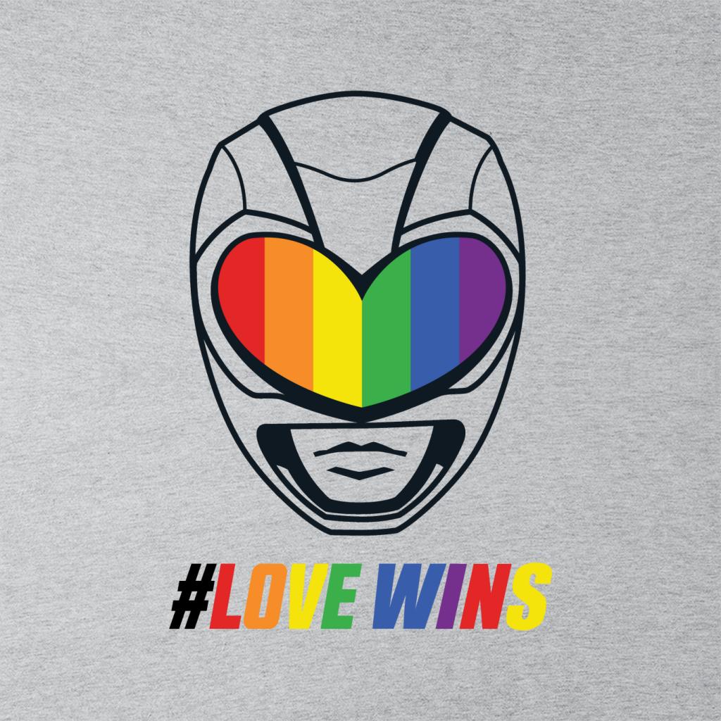 Power Rangers Love Wins Rainbow Visor Men's T-Shirt-ALL + EVERY