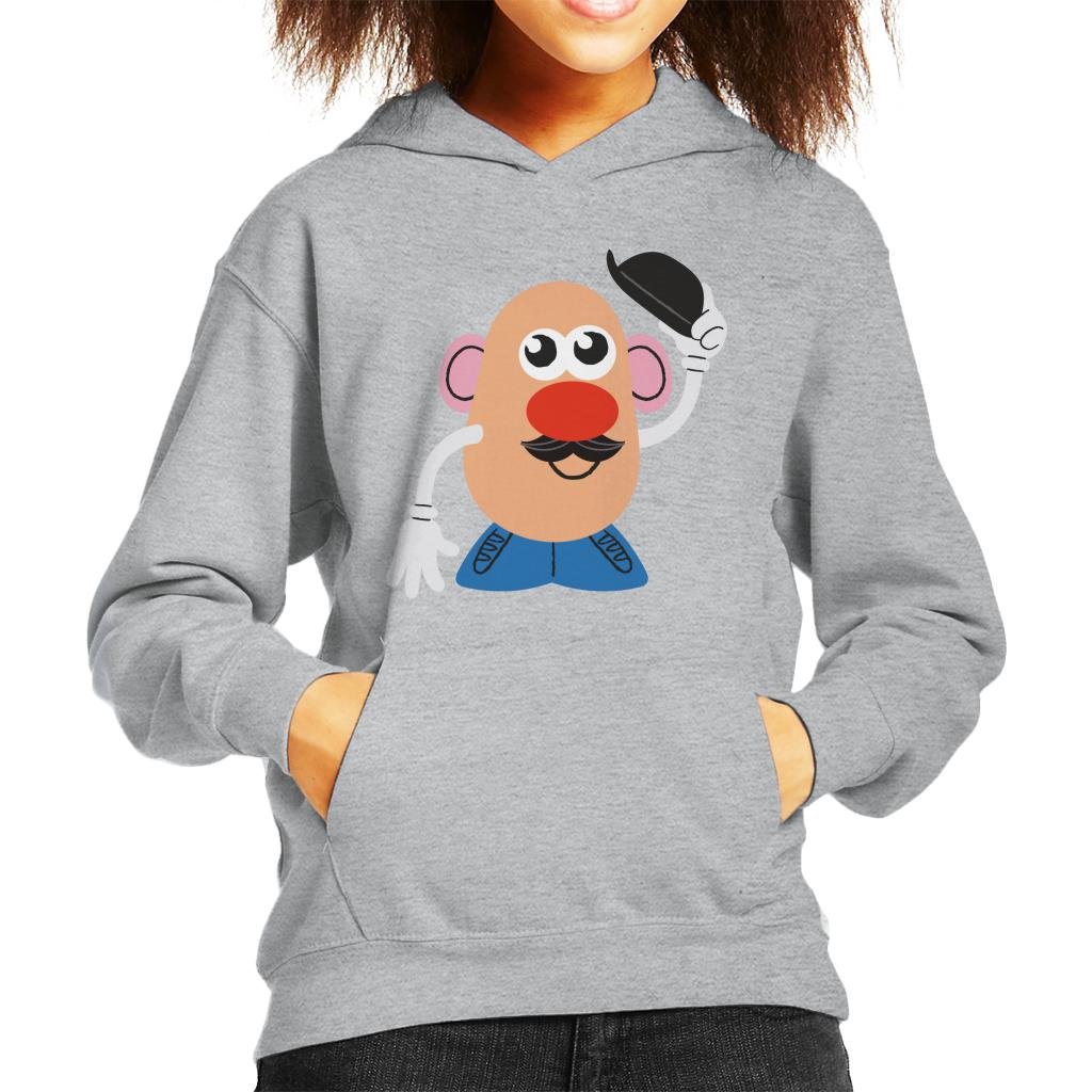 Mr Potato Head Tipping Hat Kid's Hooded Sweatshirt-ALL + EVERY