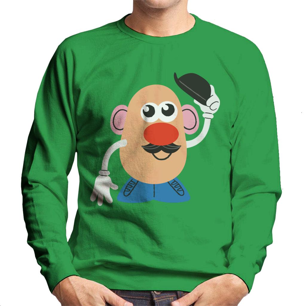 Mr Potato Head Tipping Hat Men's Sweatshirt-ALL + EVERY