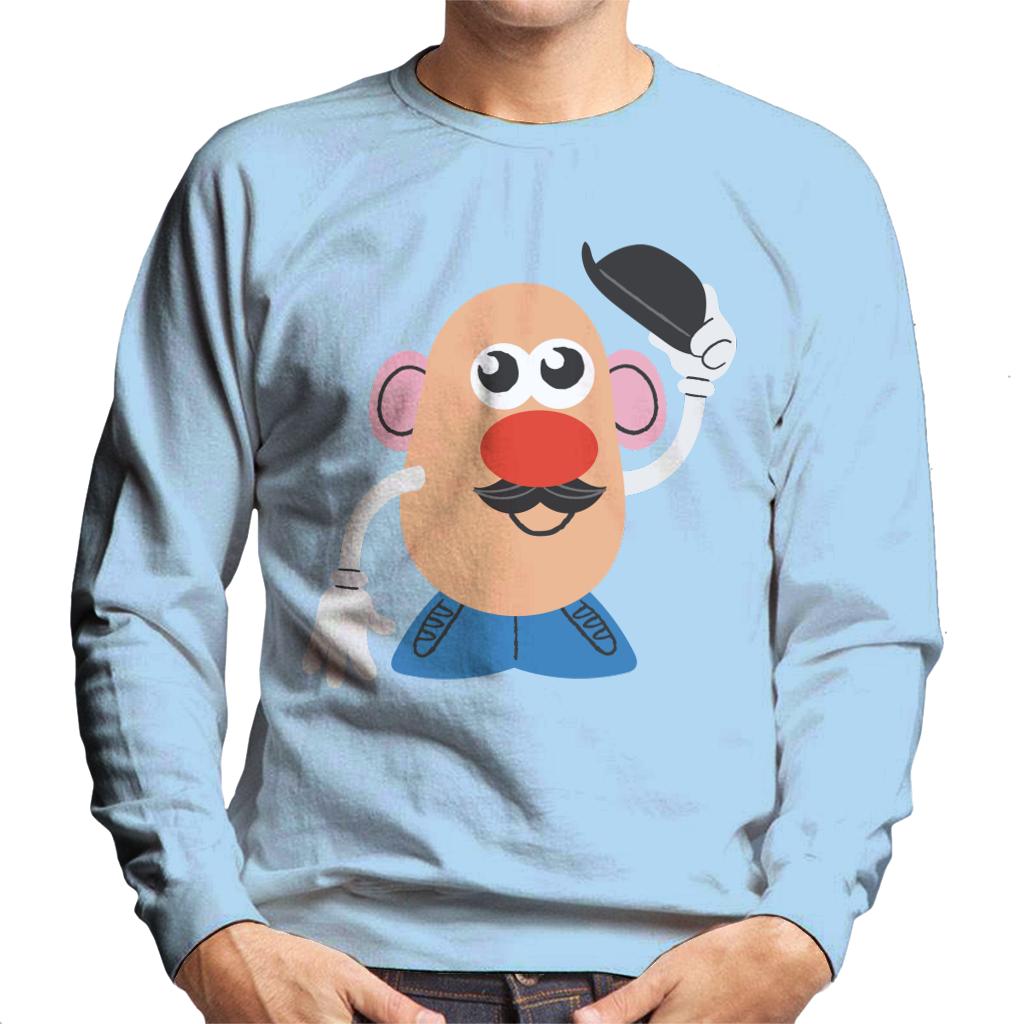 Mr Potato Head Tipping Hat Men's Sweatshirt-ALL + EVERY