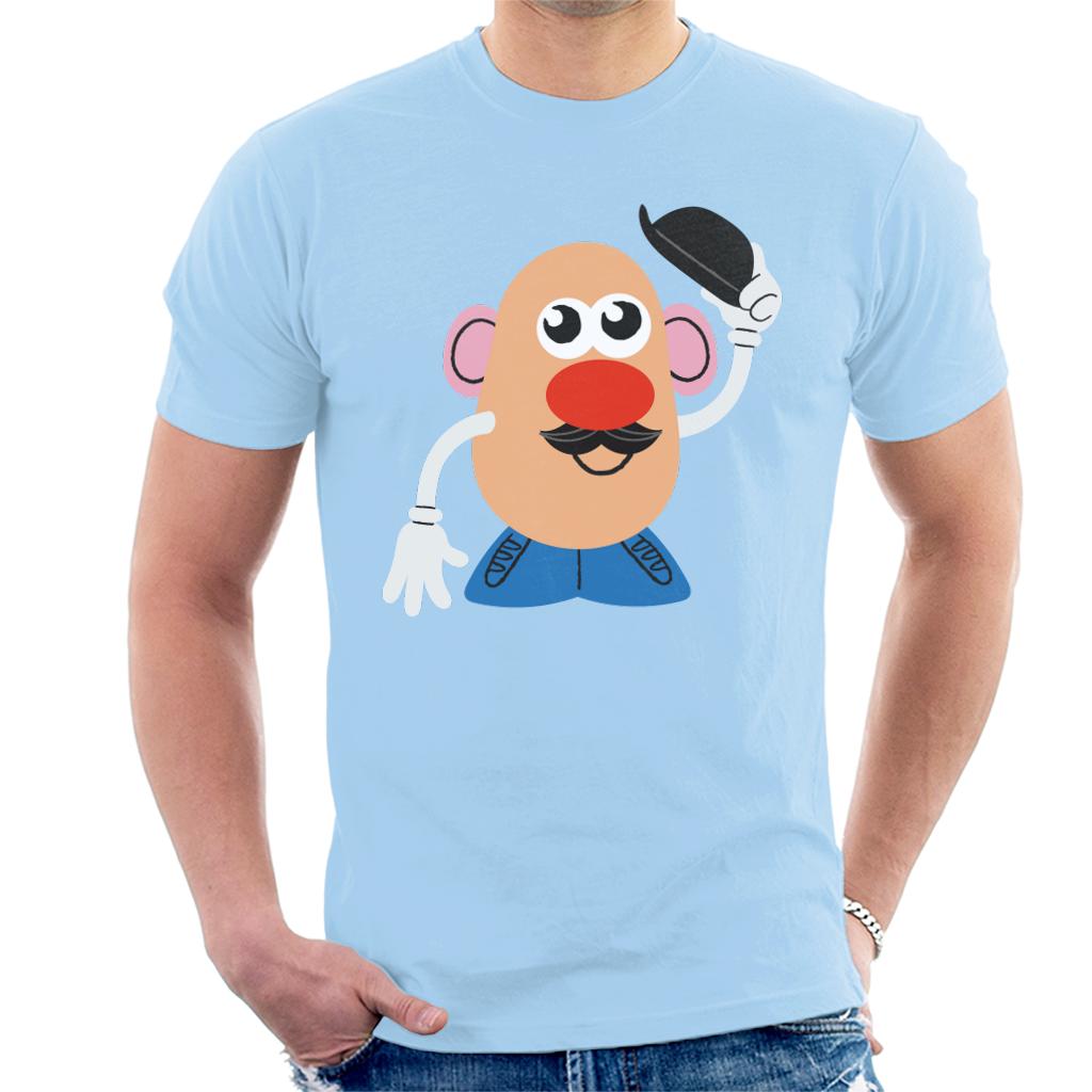 Mr Potato Head Tipping Hat Men's T-Shirt-ALL + EVERY